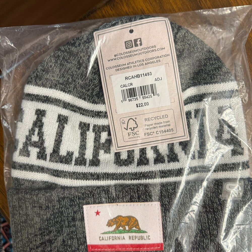 Keep warm and represent your State.  Brand New in Package